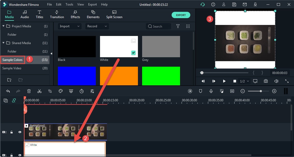 добавить цвет фона к видео в инстаграм