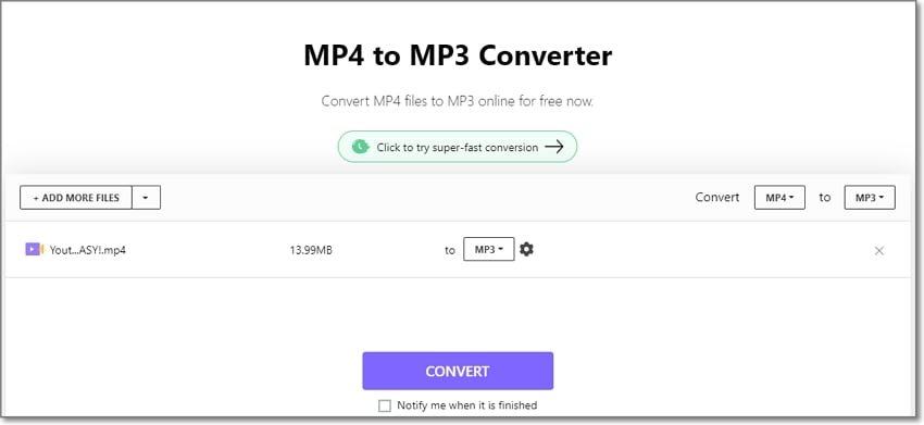 Media.io online youtube til mp3 for Android