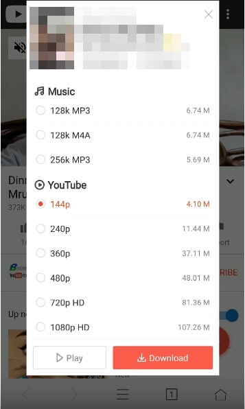VidMate Descargador de videos de YouTube para Android