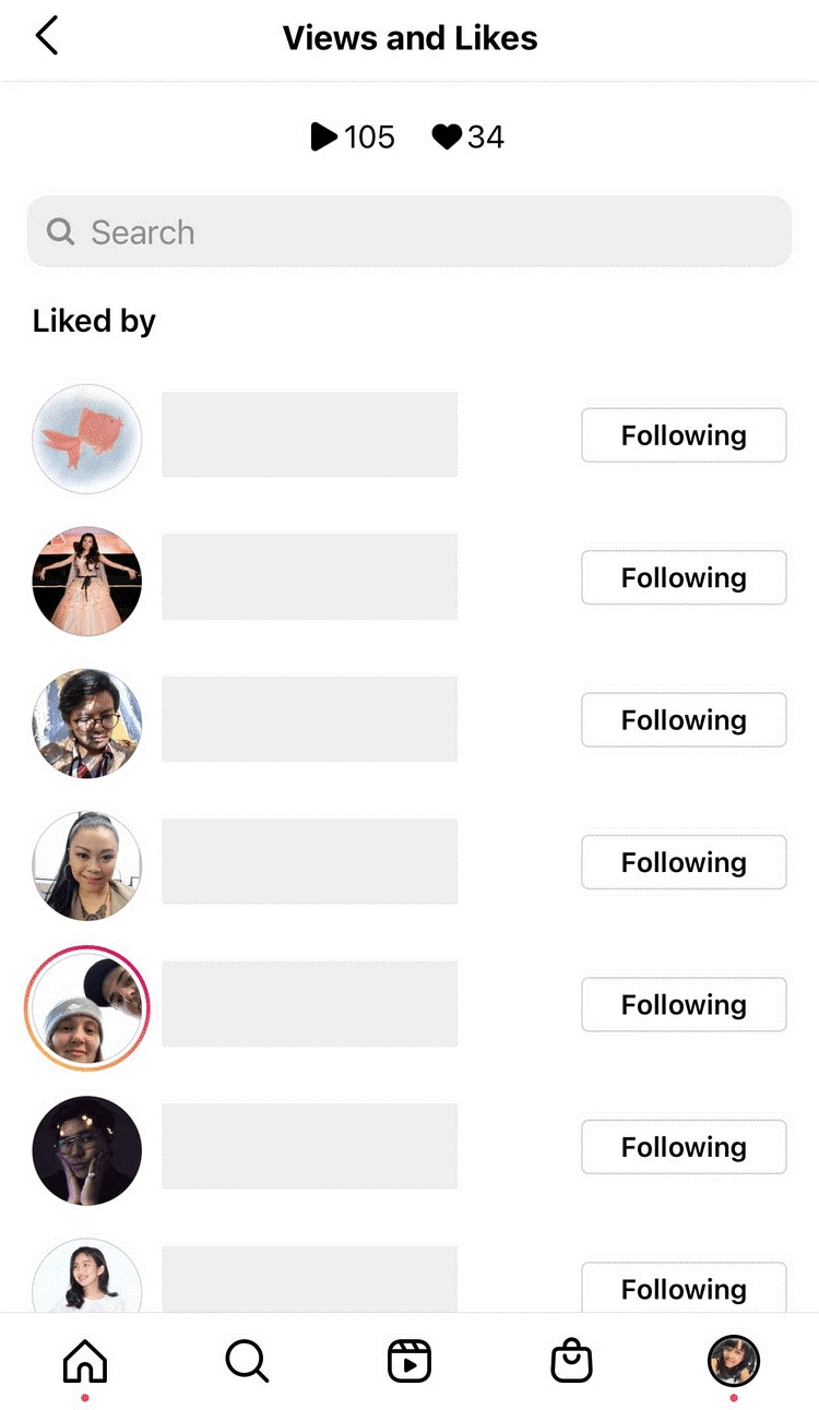 használja az Instagram Likes funkciót, hogy ellenőrizze, kik tekintették meg az Instagramot